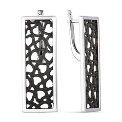 Серьги серебро 52837SB