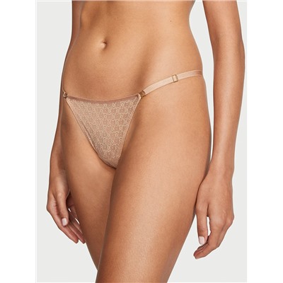 Icon by Victoria's Secret Icon Lace Adjustable Thong Panty