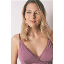 Camisón "maternity" tirantes rosa