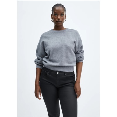 Jeans skinny push-up encerados