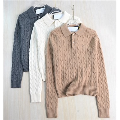 Женский классический повседневный свитер-поло РАЛЬ*Ф Л