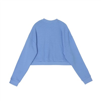 Женский укороченный свитшот с планкой-хенли 2 цвета ROX*Y