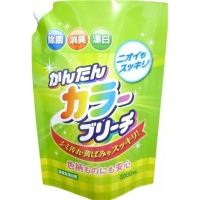 ROCKET SOAP Отбеливатель для белья Easy Color Bleach кислородный для цвет белья 2000 мл. смен упак