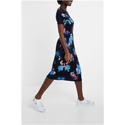 Vestido camisetero flores