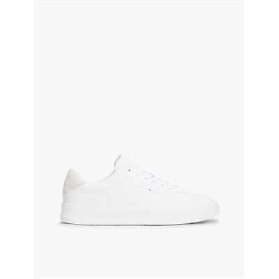 Coated Leather Court Sneaker