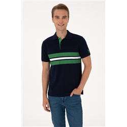 Erkek Regular Fit Lacivert Polo Yaka Tişört