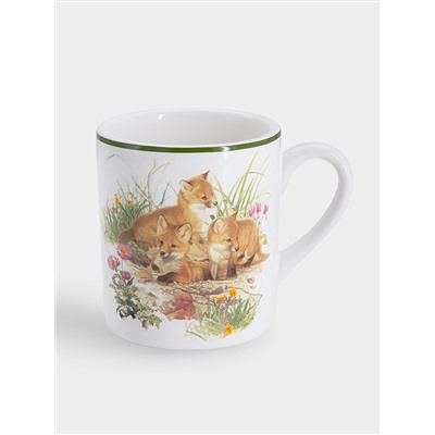 Набор, 3 пр, тарелка 18 см, салатник 13 см, кружка 200 мл, Лисята