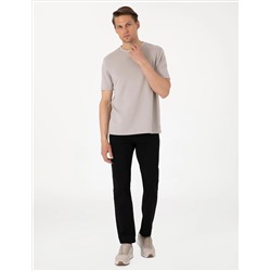 Siyah Straight Fit Jean Pantolon