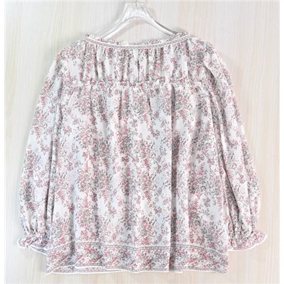 Свободная повседневная шифоновая рубашка