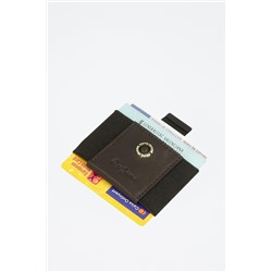 Tarjetero Badge Marrón