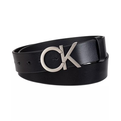 Men’s Casual Monogram Cut Out Buckle Belt
