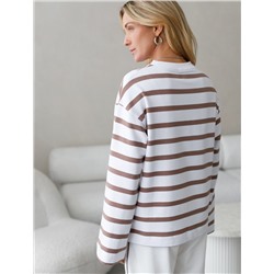 Свитшот  из тонкого премиального футера с эластаном