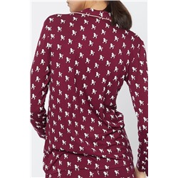 Сливовая ночная рубашка Pacco