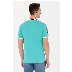 Erkek Mint Basic Polo Yaka Tişört