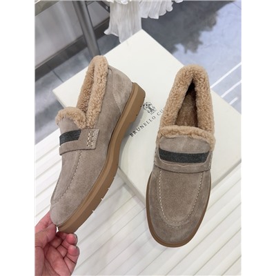 Лоферы люкс натуральная  замша