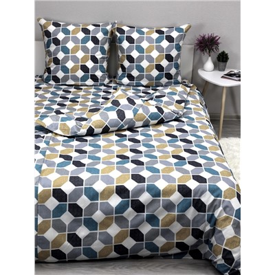 КПБ 2,0 сп бязь 120гр/м2 Текстильная коллекция сшивной Майолика 1