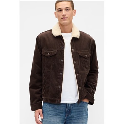 Sherpa-Lined Icon Corduroy Jacket