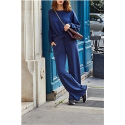 Футболка оверсайз Juna Синяя