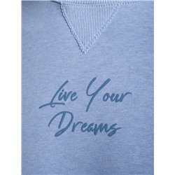 Джемпер из петельчатого футера двухнитки с эластаном