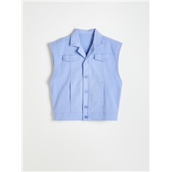 Weste aus Denim