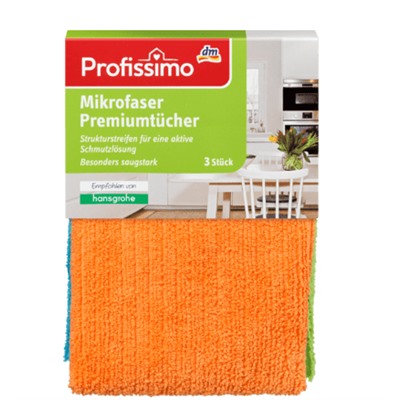 Mikrofaser Premiumtücher, 3 St