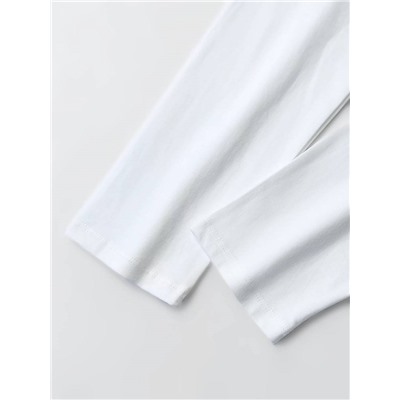 Женский лонгслив с эффектным принтом  МО*КО