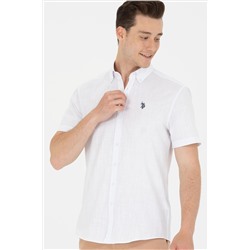 Erkek Beyaz Kısa Kollu Gömlek