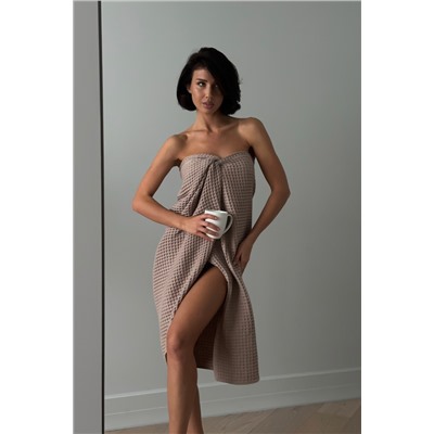 Полотенце вафельное Бохо размер 100х150