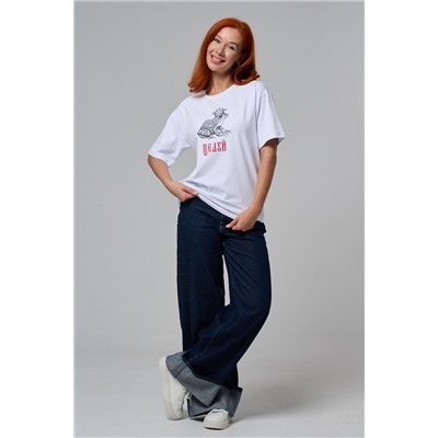 8580 футболка оверсайз женская