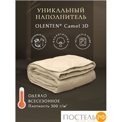 ОТ ОВТ-15-3 140*205 верблюжья шерсть полиэстер Одеяло OL-Tex Тик (Бежевый)