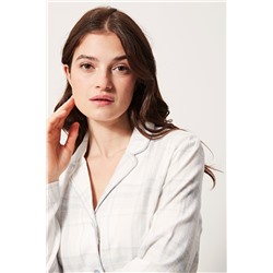 Camisa Blanco y azul claro