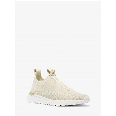 Michael Kors Outlet Bodie Metallic Knit Slip-On Sneaker