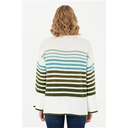 Kadın Kum Balıkçı Yaka Kazak