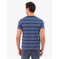 BIRDSEYE STRIPE JERSEY T-SHIRT