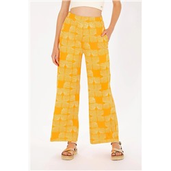 Kadın Turuncu Örme Pantolon