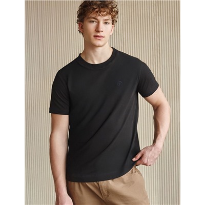 Футболка из премиального хлопка с эластаном