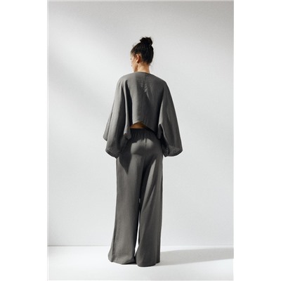 ASYMMETRIC CAPE KIMONO