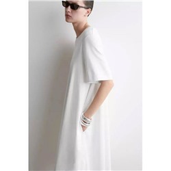 Свободное хлопковое платье 2 цвета КО*С