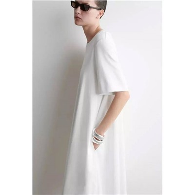 Свободное хлопковое платье 2 цвета КО*С