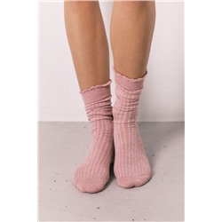Pack 3 calcetines largos lurex rosa