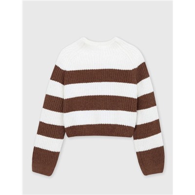 Свободный детский джемпер крупной вязки, экспорт в Россию   Gloria Jeans  Цена в России 1799₽