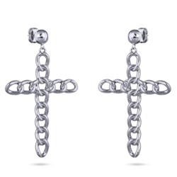 Серьги (покрытие родий), Есть комплект