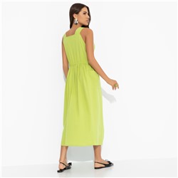 Сарафан с завязками на запах, Захватывающе стильная (лайм)