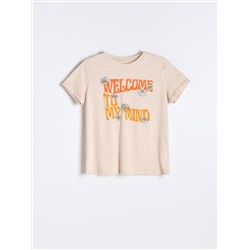 T-Shirt im Regular-Fit mit Druck