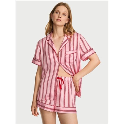 Victoria's Secret Glazed Satin Short Pajama Set