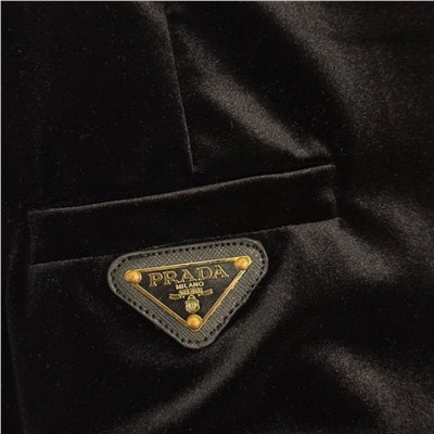 Женский бархатный спортивный костюм  PRAD*A