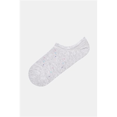 Penti 3 Çift Pamuklu Mini Puantiye Desenli Sneaker Çorap