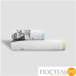 Togas КАССЛЕР бел-сер К-т полотенец 50х75/70х130, 100% хлопок, 550 г/м2