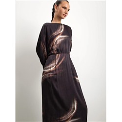 Платье-футляр с вырезом на спине, PL1584/flow