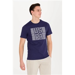 Erkek Lacivert Bisiklet Yaka Tişört